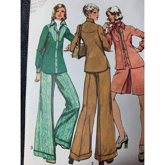 Simplicity Misses Shirt Jacket Short pants Sewing Pattern sz 10 5931 - uncut - Picture 3 of 10